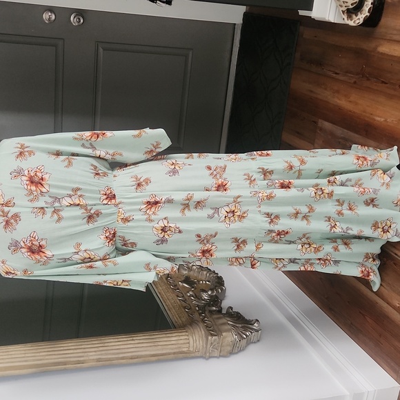 Floral Boho Maxi Cardigan Duster - Picture 7 of 8